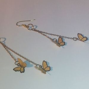 Gold Butterfly earrings